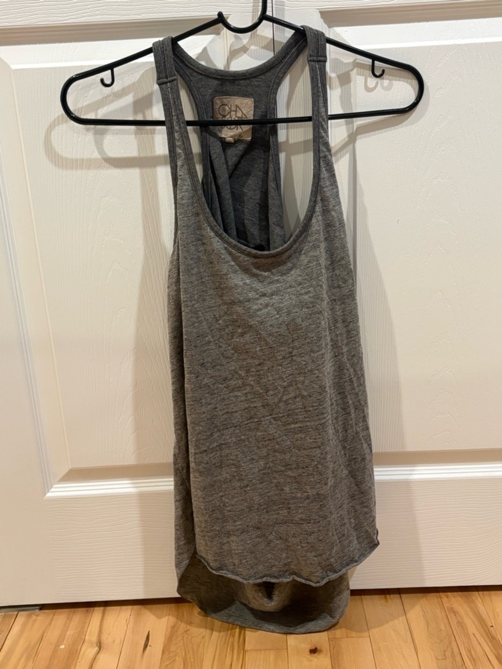 Chaser Gray Racerback Tank Top